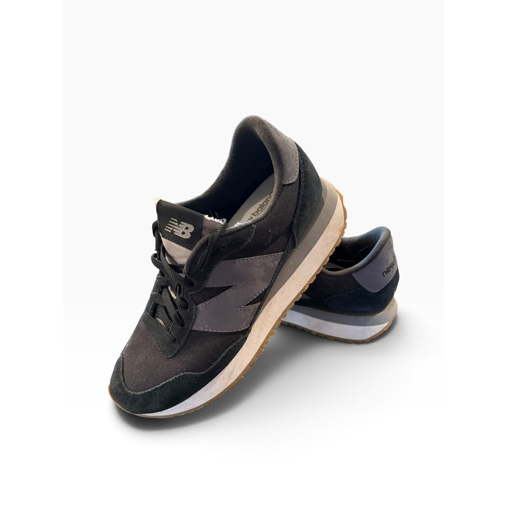 New Balance 237 Womens Sneakers Black Grey WS237UB Size 9.5 Lifestyle Shoes